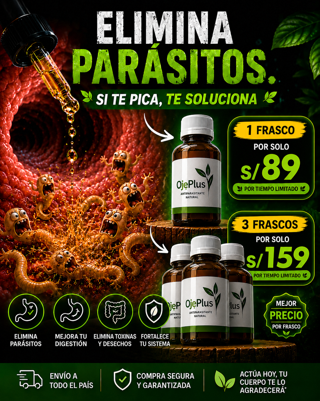 OJEPLUS - DESPARASITANTE NATURAL